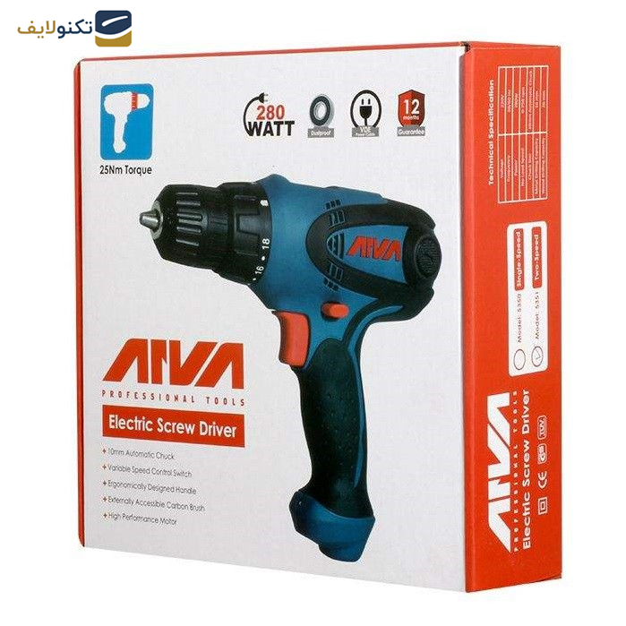 دریل پیچ گوشتی آروا مدل 5351 دریل پیچ گوشتی آروا مدل 5351