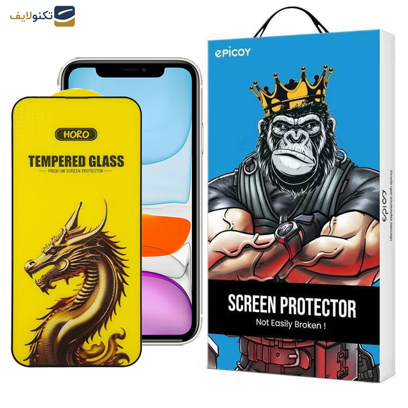 محافظ صفحه نمایش اپیکوی مدل Golden Dragon مناسب برای گوشی موبایل اپل iPhone 11/ XR محافظ صفحه نمایش اپیکوی مدل Golden Dragon مناسب برای گوشی موبایل اپل iPhone 11/ XR