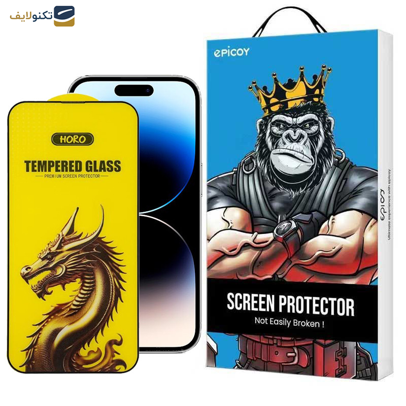 محافظ صفحه نمایش اپیکوی مدل Golden Dragon مناسب برای گوشی موبایل اپل iPhone 14 Pro محافظ صفحه نمایش اپیکوی مدل Golden Dragon مناسب برای گوشی موبایل اپل iPhone 14 Pro