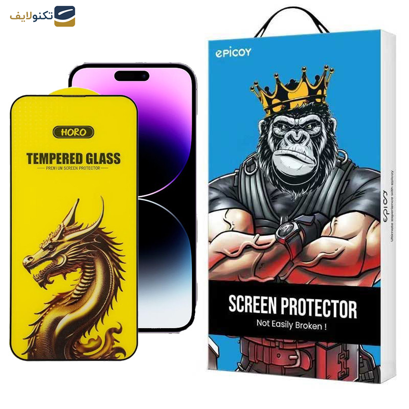 محافظ صفحه نمایش اپیکوی مدل Golden Dragon مناسب برای گوشی موبایل اپل iPhone 14 Pro Max محافظ صفحه نمایش اپیکوی مدل Golden Dragon مناسب برای گوشی موبایل اپل iPhone 14 Pro Max