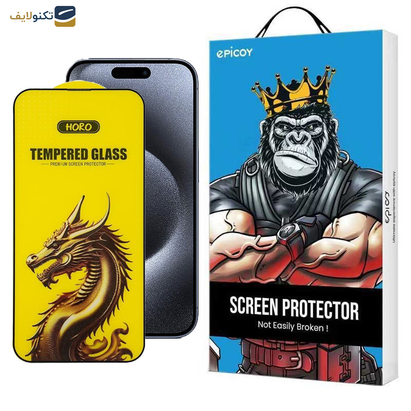 محافظ صفحه نمایش اپیکوی مدل Golden Dragon مناسب برای گوشی موبایل اپل iPhone 15 Pro محافظ صفحه نمایش اپیکوی مدل Golden Dragon مناسب برای گوشی موبایل اپل iPhone 15 Pro