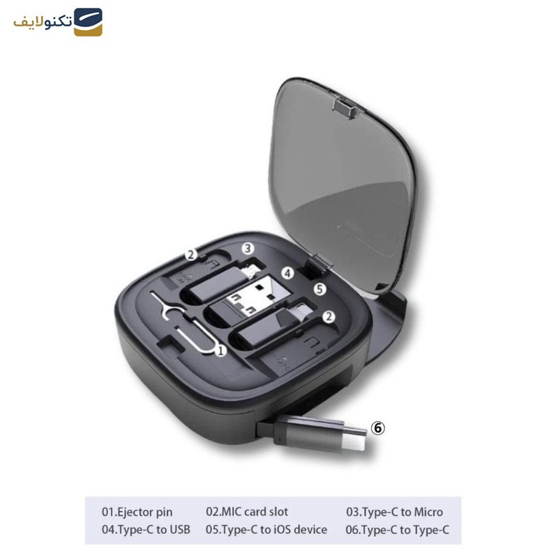 مجموعه لوازم جانبی موبایل کوتتسی مدل 87701 مجموعه لوازم جانبی موبایل کوتتسی مدل 87701