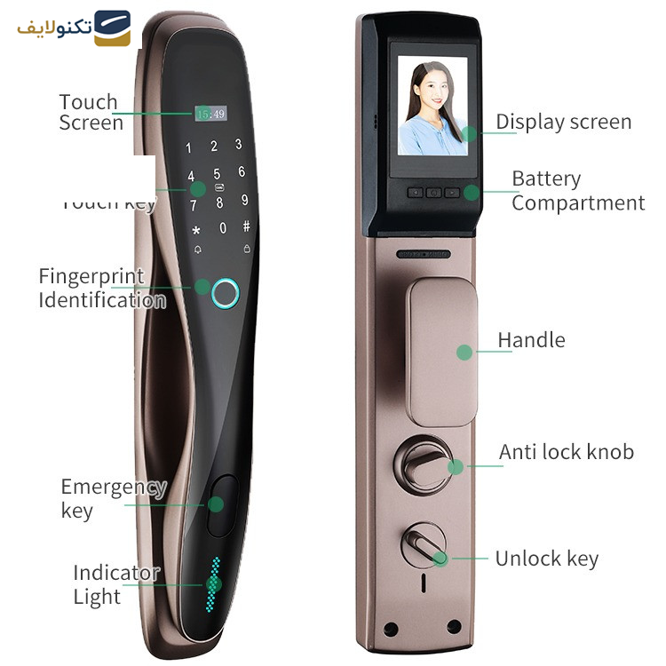 قفل دیجیتال هوم لاک مدل V200 قفل دیجیتال هوم لاک مدل V200