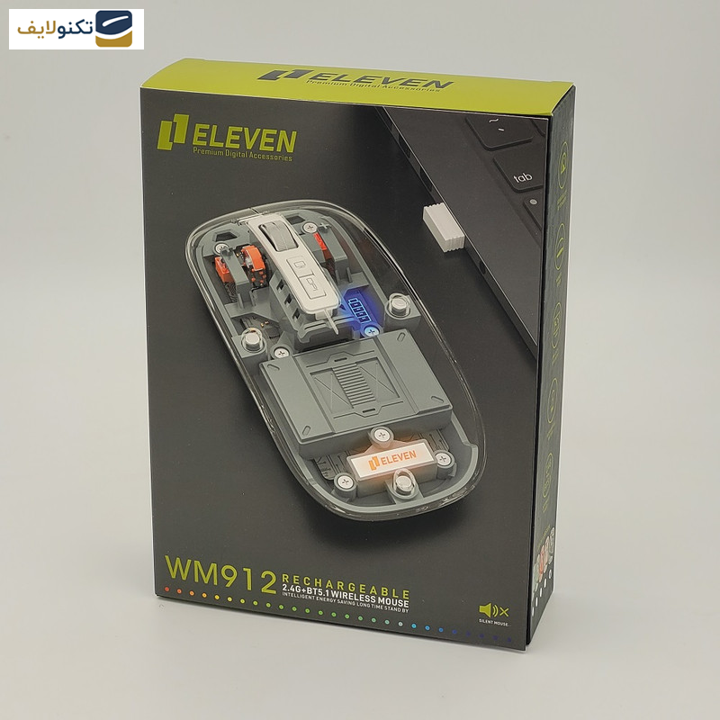 ماوس بی سیم شارژی ایلون مدل WM912 ماوس بی سیم شارژی ایلون مدل WM912