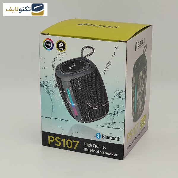 اسپیکر بلوتوثی قابل حمل ایلون مدل PS107 اسپیکر بلوتوثی قابل حمل ایلون مدل PS107