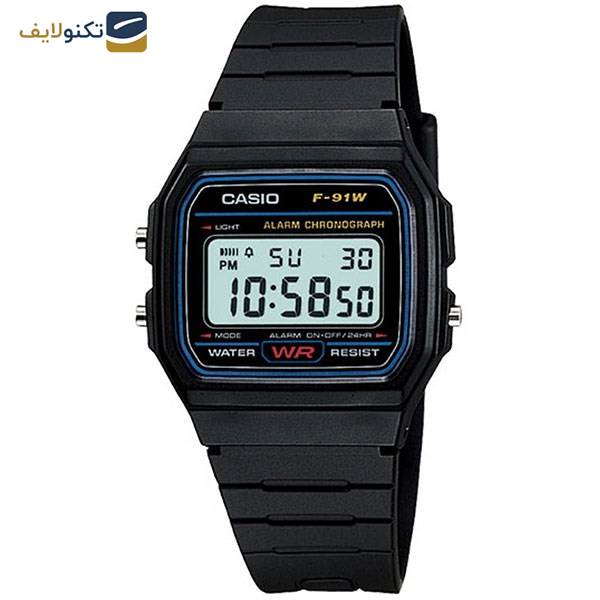 ساعت مچی دیجیتال زنانه کاسیو مدل F-91W-1DG ساعت مچی دیجیتال زنانه کاسیو مدل F-91W-1DG