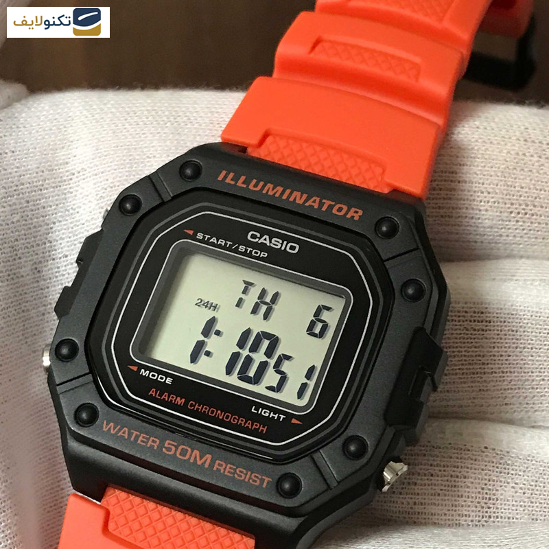 ساعت مچی دیجیتال مردانه کاسیو مدل W-218H-4B2 ساعت مچی دیجیتال مردانه کاسیو مدل W-218H-4B2