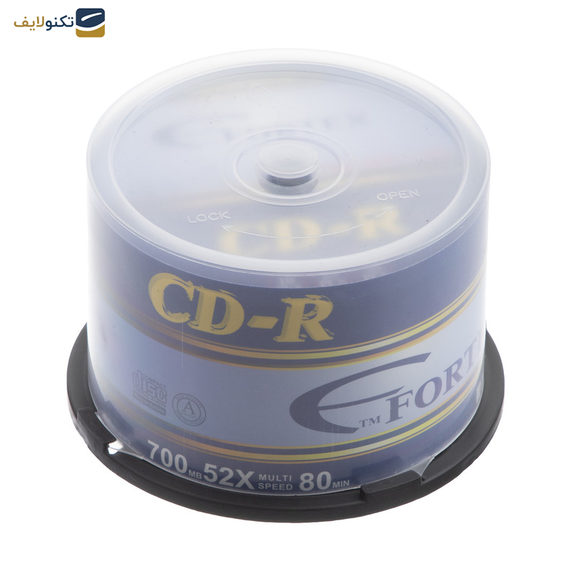 سی دی خام فورتکس مدل PC50MS بسته 50 عددی سی دی خام فورتکس مدل PC50MS بسته 50 عددی