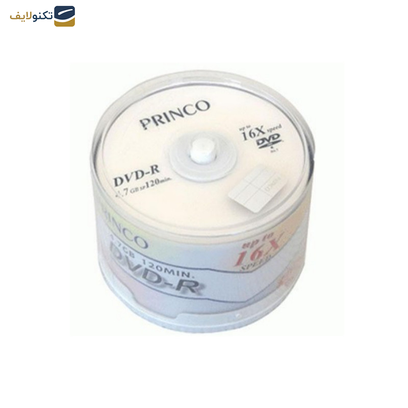 دی وی دی خام پرینکو مدل DVD-R بسته 50 عددی  دی وی دی خام پرینکو مدل DVD-R بسته 50 عددی
