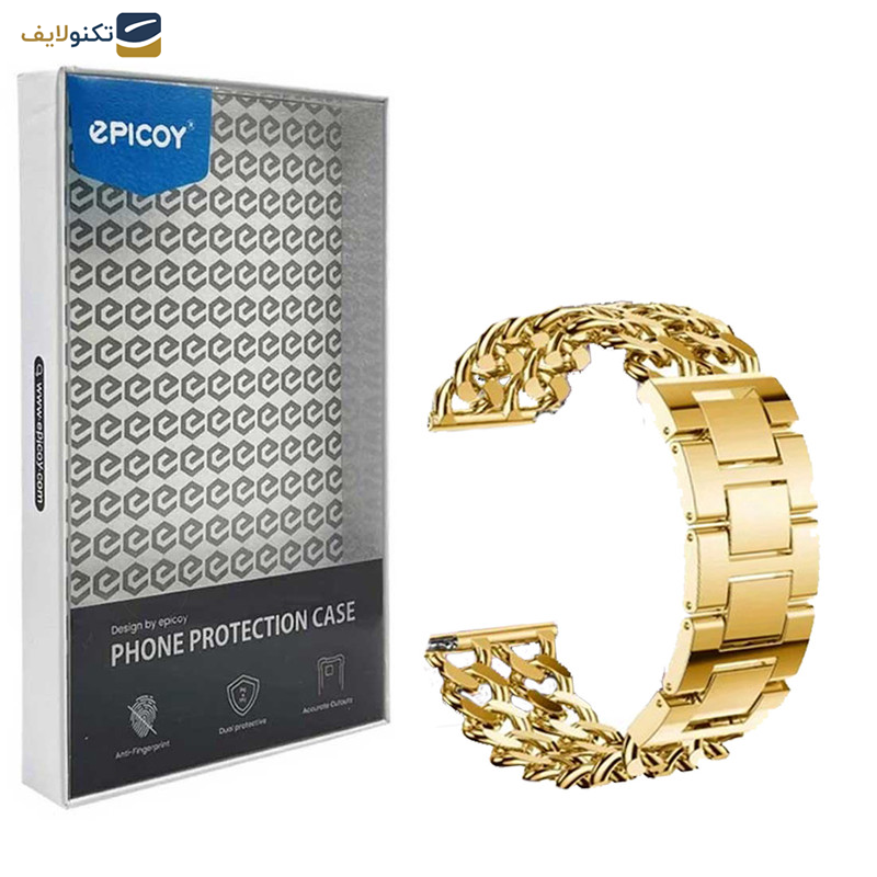 بند اپیکوی مدل Cartier Chains-20mm مناسب برای ساعت هوشمند سامسونگ Galaxy Watch 4/5/6/ َActive1/2 بند اپیکوی مدل Cartier Chains-20mm مناسب برای ساعت هوشمند سامسونگ Galaxy Watch 4/5/6/ َActive1/2
