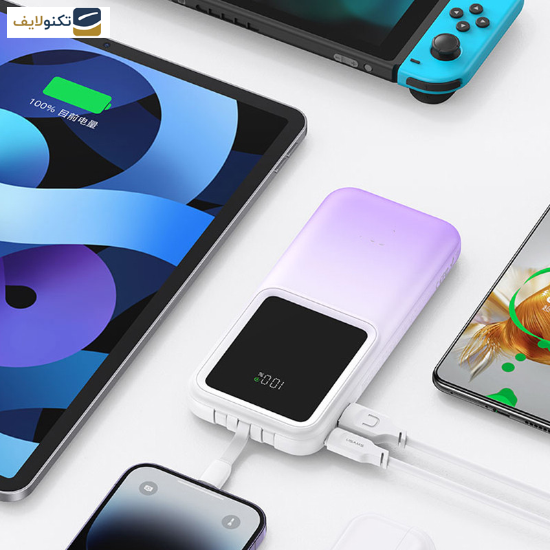 پاوربانک یوسمز مدل CD194 ظرفیت 10000 میلی آمپر ساعت پاوربانک یوسمز مدل CD194 ظرفیت 10000 میلی آمپر ساعت