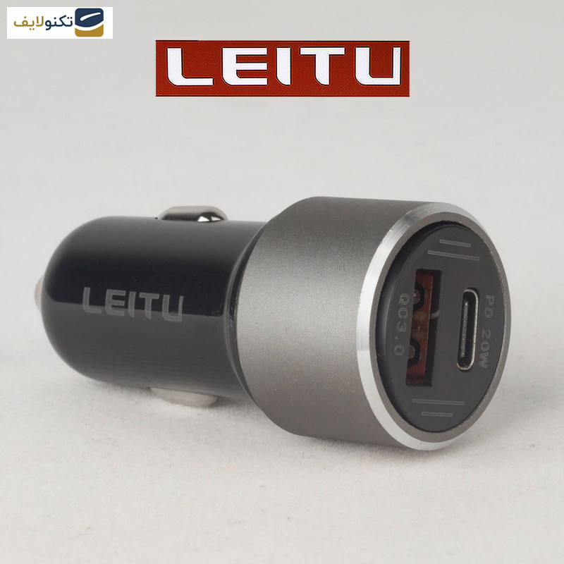 شارژر فندکی لیتو مدل LC-C5 به همراه کابل تبدیل USB-C شارژر فندکی لیتو مدل LC-C5 به همراه کابل تبدیل USB-C