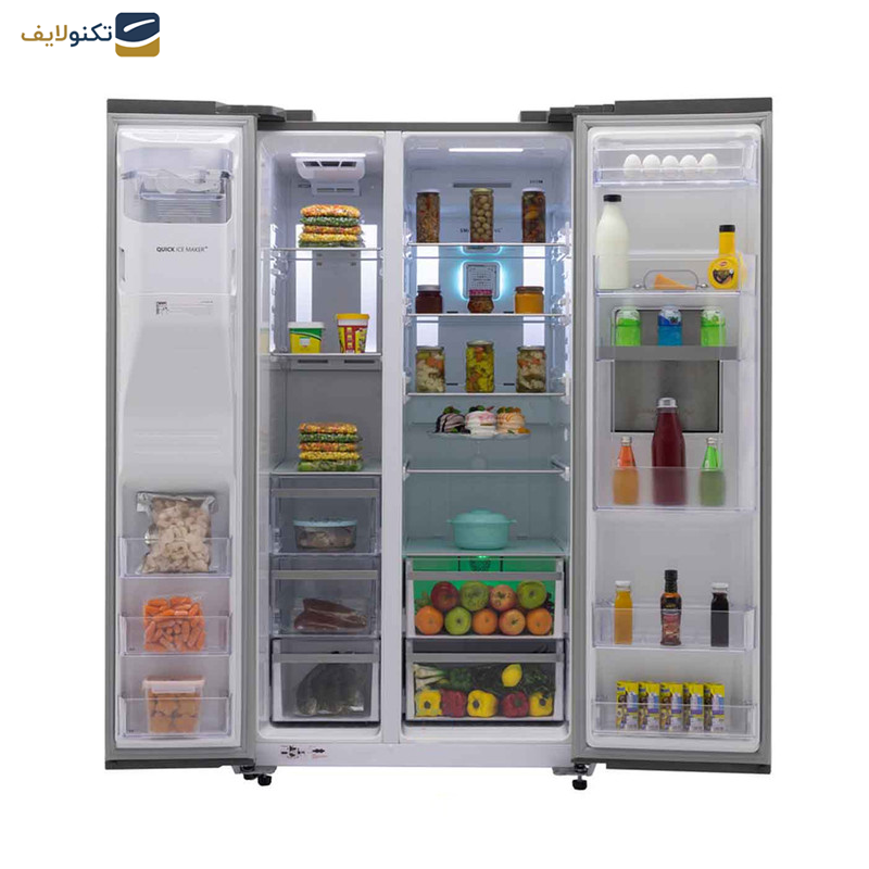 یخچال و فریزر ساید بای ساید 32 فوت اسنوا مدل S2Di-L310-S یخچال و فریزر ساید بای ساید 32 فوت اسنوا مدل S2Di-L310-S