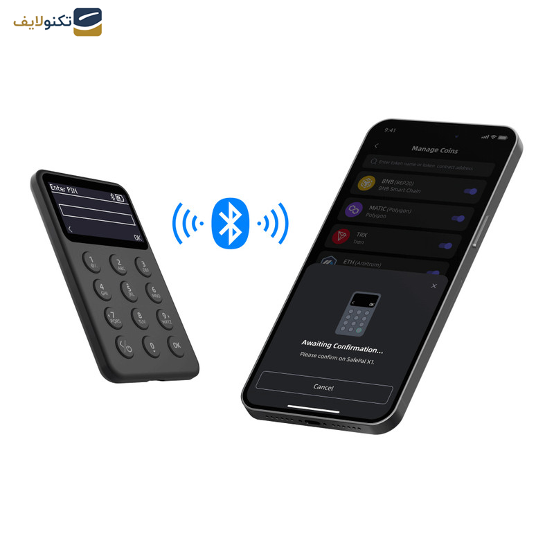 کیف پول سخت افزاری سیف پال مدل X1 کیف پول سخت افزاری سیف پال مدل X1