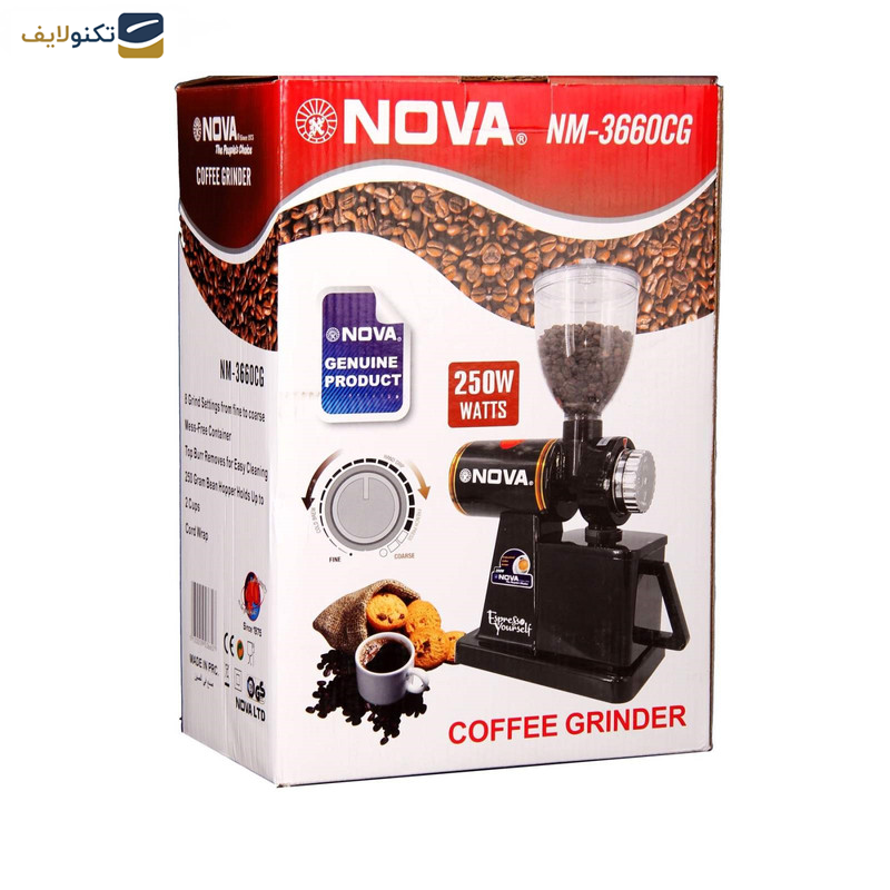 آسیاب قهوه نوا مدل Nm-3660CG آسیاب قهوه نوا مدل Nm-3660CG