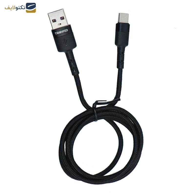 کابل تبدیل USB به USB-C ترانیو مدل S5-C طول 1 متر کابل تبدیل USB به USB-C ترانیو مدل S5-C طول 1 متر