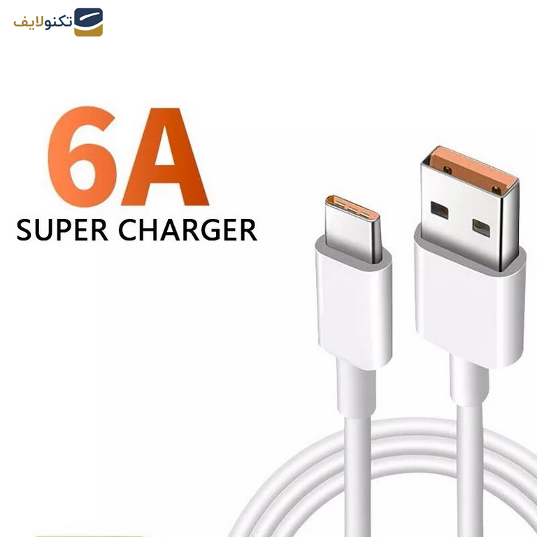 کابل تبدیل USB به USB-C مدل TURBO CHARGER طول 1 متر کابل تبدیل USB به USB-C مدل TURBO CHARGER طول 1 متر