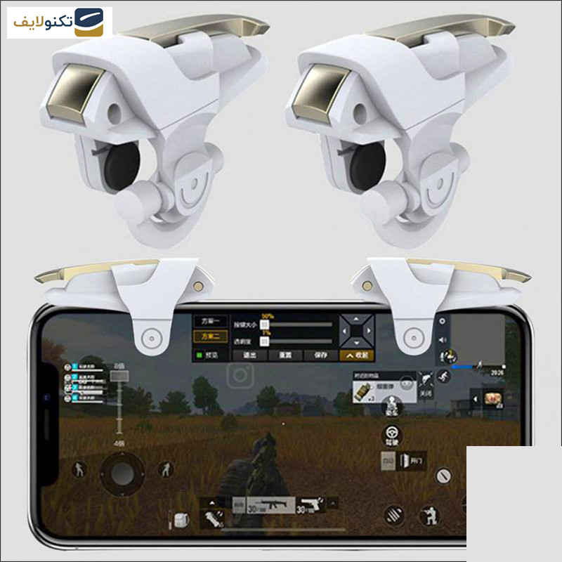 دسته بازی Pubg مدل Rasin به همراه آستین کنترل کننده انگشت دسته بازی Pubg مدل Rasin به همراه آستین کنترل کننده انگشت