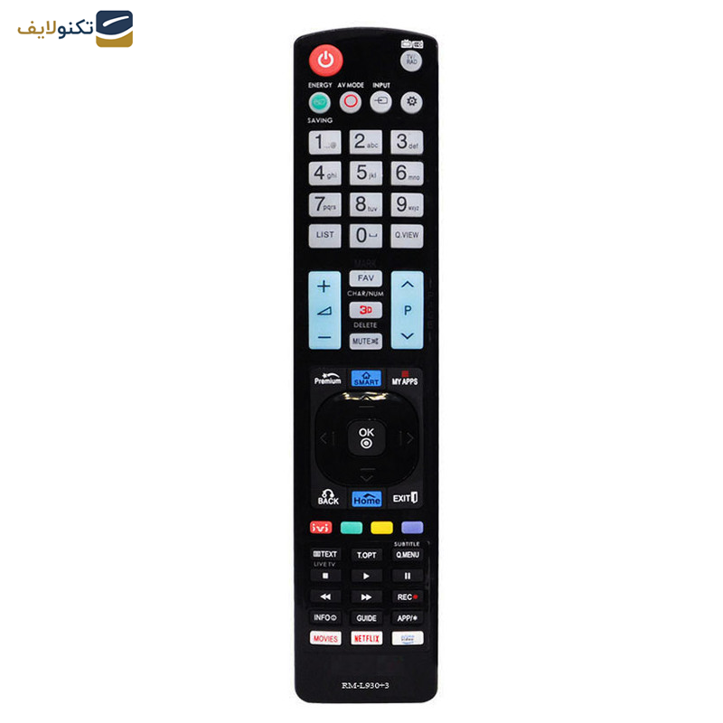ریموت کنترل مدل RM-l930+3 مناسب برای تلویزیون الجی ریموت کنترل مدل RM-l930+3 مناسب برای تلویزیون الجی