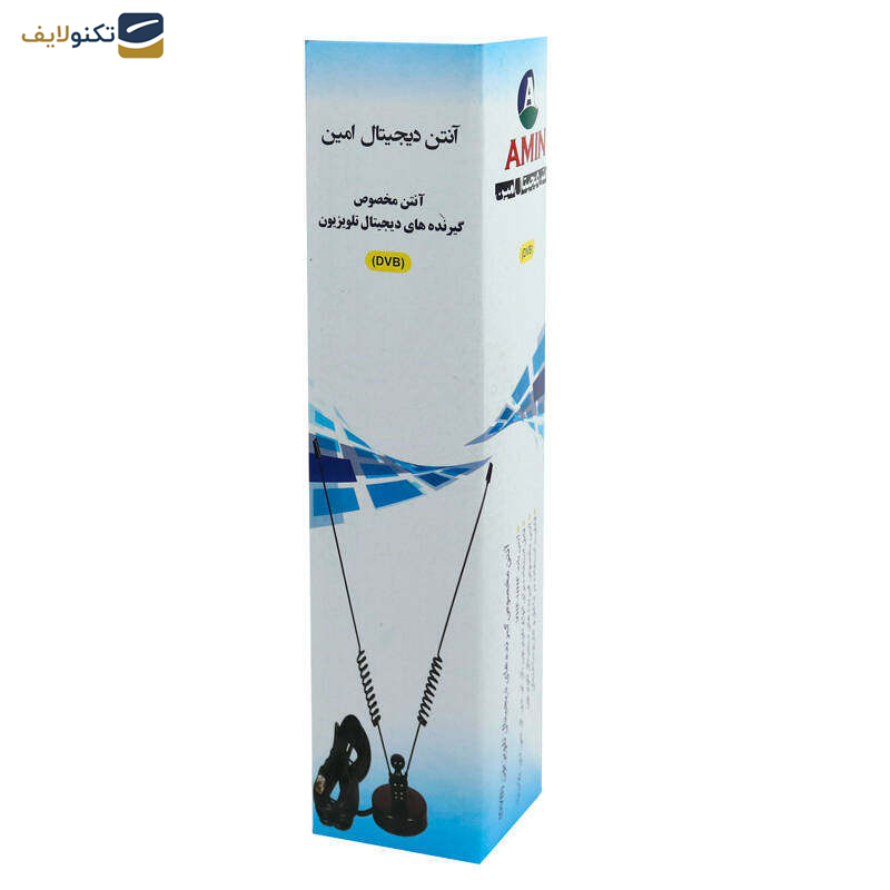 آنتن رومیزی امین مدل دوفنره آهنربایی آنتن رومیزی امین مدل دوفنره آهنربایی