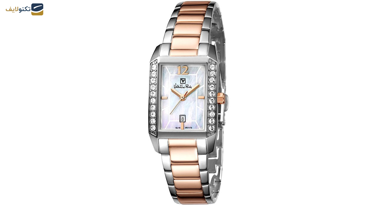 ساعت مچی عقربه ای زنانه والنتینو رودی مدل VR117S-2655S ساعت مچی عقربه ای زنانه والنتینو رودی مدل VR117S-2655S