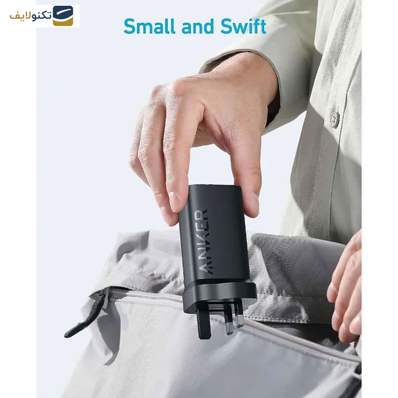 شارژر دیواری 67 وات انکر مدل A2674 - سه پین  شارژر دیواری 67 وات انکر مدل A2674 - سه پین