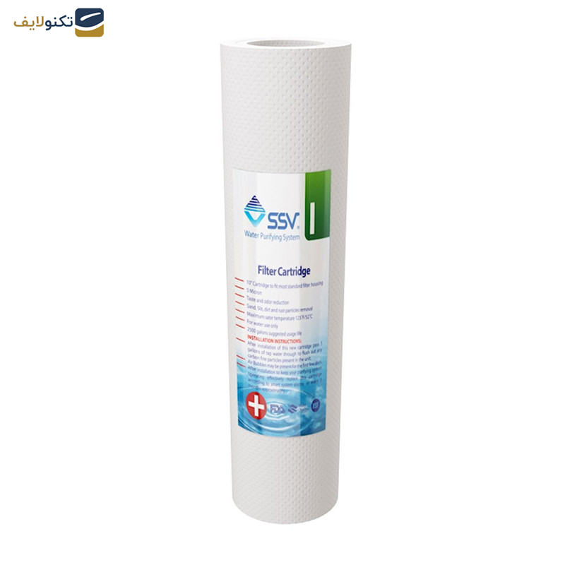 فیلتر تصفیه آب خانگی اس اس وی مدل Plus بسته 4 عددی فیلتر تصفیه آب خانگی اس اس وی مدل Plus بسته 4 عددی