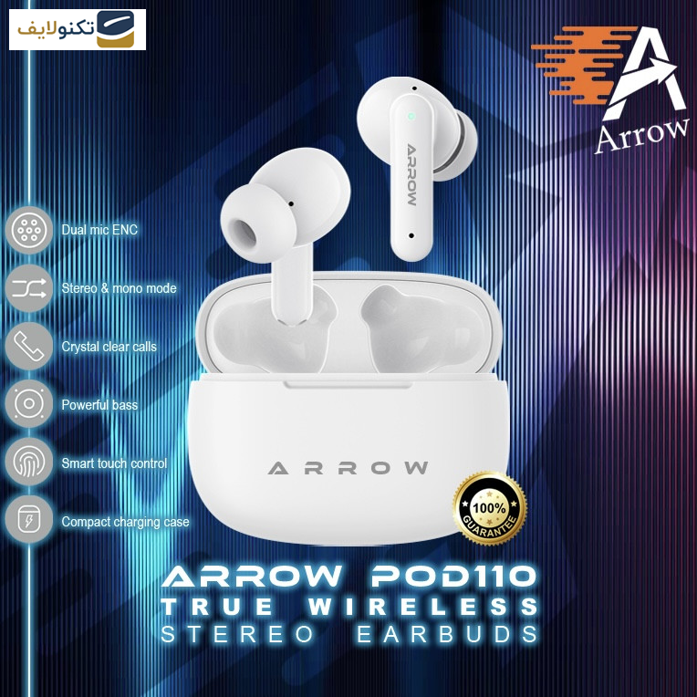 هدست بلوتوثی ارو مدل  POD110 هدست بلوتوثی ارو مدل  POD110