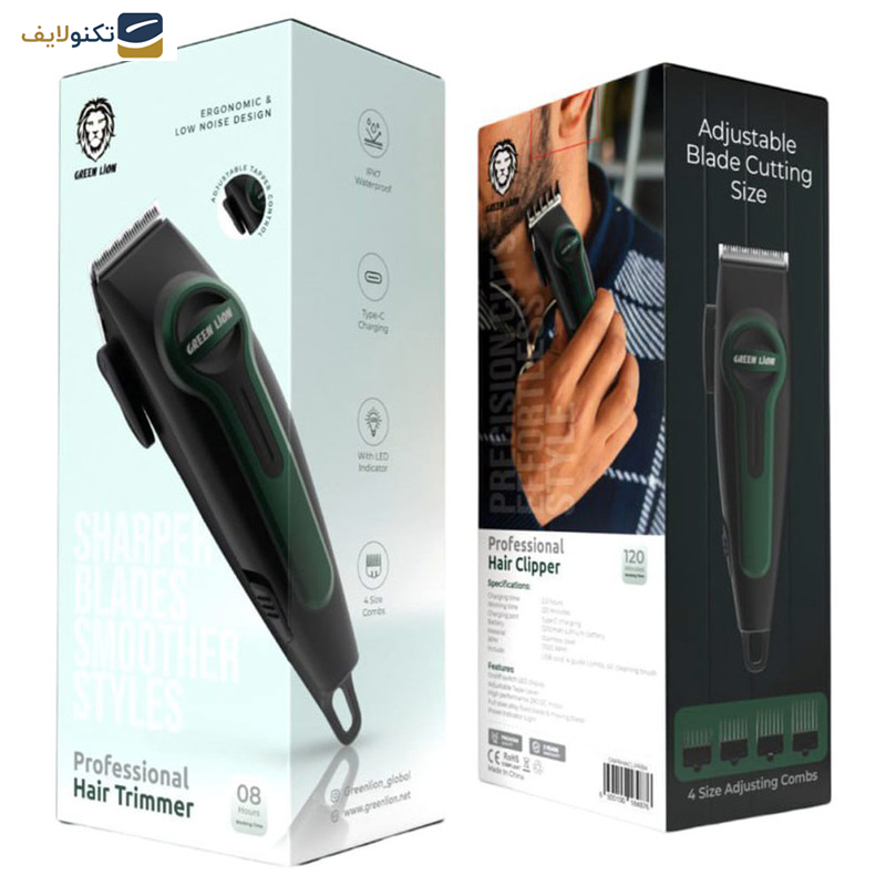 ماشین اصلاح موی سر و صورت گرین لاین مدل Professional Hair Clipper ماشین اصلاح موی سر و صورت گرین لاین مدل Professional Hair Clipper