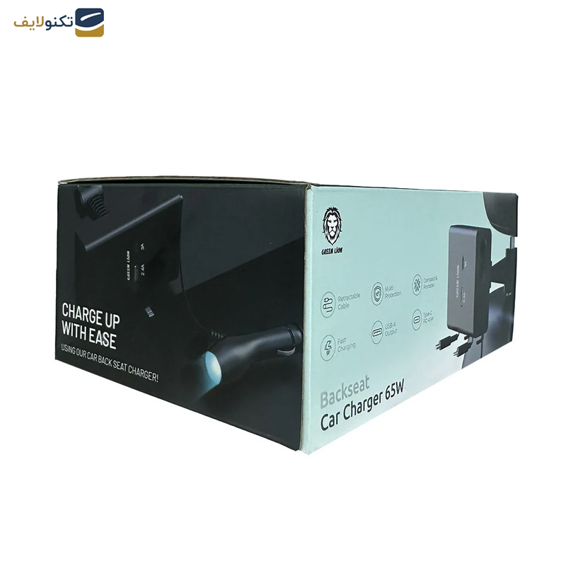 شارژر فندکی گرین لاین مدل BackSeat شارژر فندکی گرین لاین مدل BackSeat