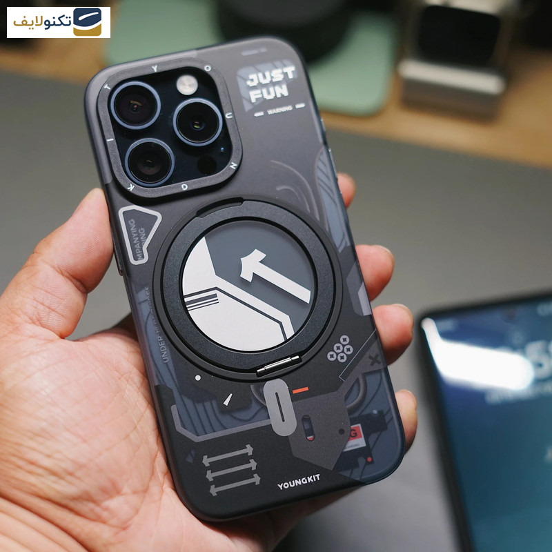 کاور یانگ کیت مدل Cyberpunk 360° مناسب برای گوشی موبایل اپل iphone 16promax کاور یانگ کیت مدل Cyberpunk 360° مناسب برای گوشی موبایل اپل iphone 16promax