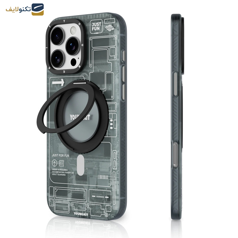 کاور یانگ کیت مدل Futuristic 360° مناسب برای گوشی موبایل اپل iphone 16pro کاور یانگ کیت مدل Futuristic 360° مناسب برای گوشی موبایل اپل iphone 16pro