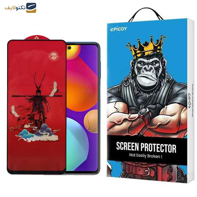 محافظ صفحه نمایش اپیکوی مدل Monkey King مناسب برای گوشی موبایل سامسونگ Galaxy M62/F62/F54/Note10 Lite/S10 Lite محافظ صفحه نمایش اپیکوی مدل Monkey King مناسب برای گوشی موبایل سامسونگ Galaxy M62/F62/F54/Note10 Lite/S10 Lite