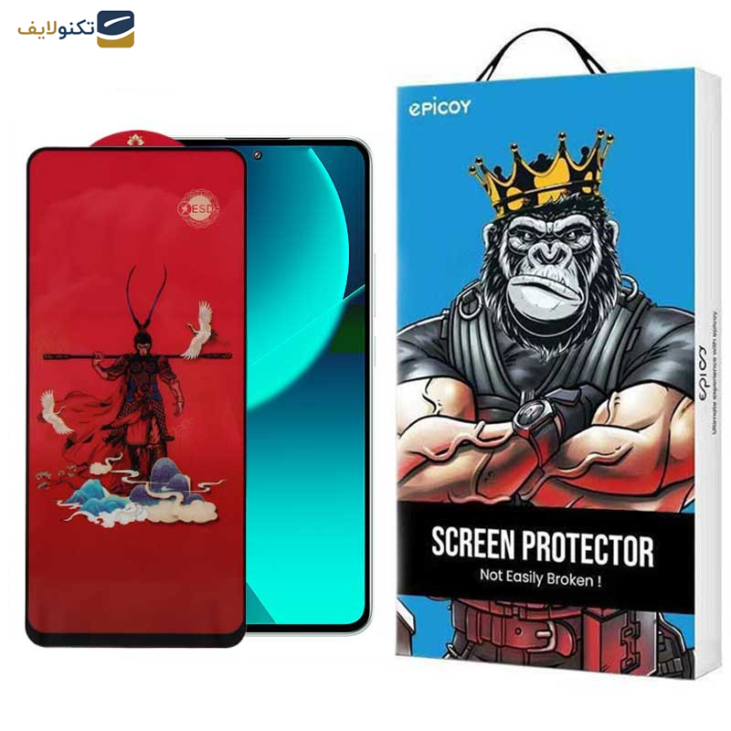 محافظ صفحه نمایش اپیکوی مدل Monkey King مناسب برای گوشی موبایل شیائومی 13T Pro/ 13T/ 12T Pro/ 12T/ 11T Pro/ 11T/ Mi 10T Lite 5G محافظ صفحه نمایش اپیکوی مدل Monkey King مناسب برای گوشی موبایل شیائومی 13T Pro/ 13T/ 12T Pro/ 12T/ 11T Pro/ 11T/ Mi 10T Lite 5G