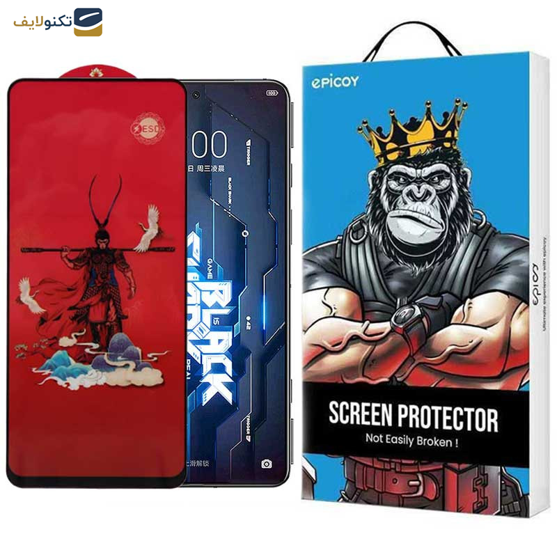 محافظ صفحه نمایش اپیکوی مدل Monkey King مناسب برای گوشی موبایل شیائومی Black Shark 5 Pro/ 5 / 4 Pro/ 4/ 3/ 3S محافظ صفحه نمایش اپیکوی مدل Monkey King مناسب برای گوشی موبایل شیائومی Black Shark 5 Pro/ 5 / 4 Pro/ 4/ 3/ 3S