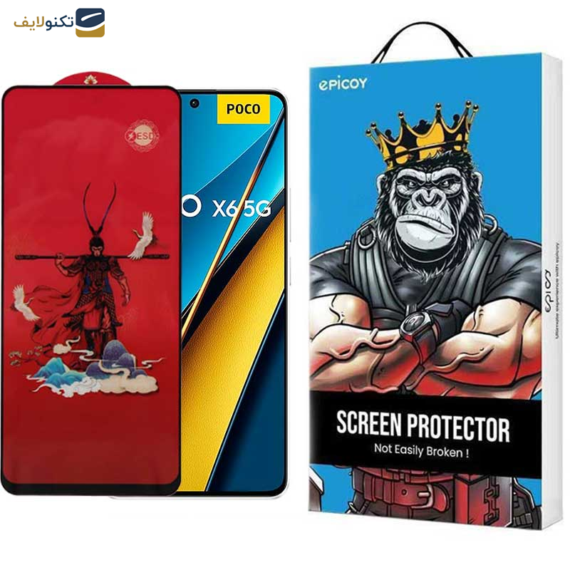 محافظ صفحه نمایش اپیکوی مدل Monkey King مناسب برای گوشی موبایل شیائومی Poco X6 Pro 5G/ X6 5G/ M6 Pro 4G محافظ صفحه نمایش اپیکوی مدل Monkey King مناسب برای گوشی موبایل شیائومی Poco X6 Pro 5G/ X6 5G/ M6 Pro 4G
