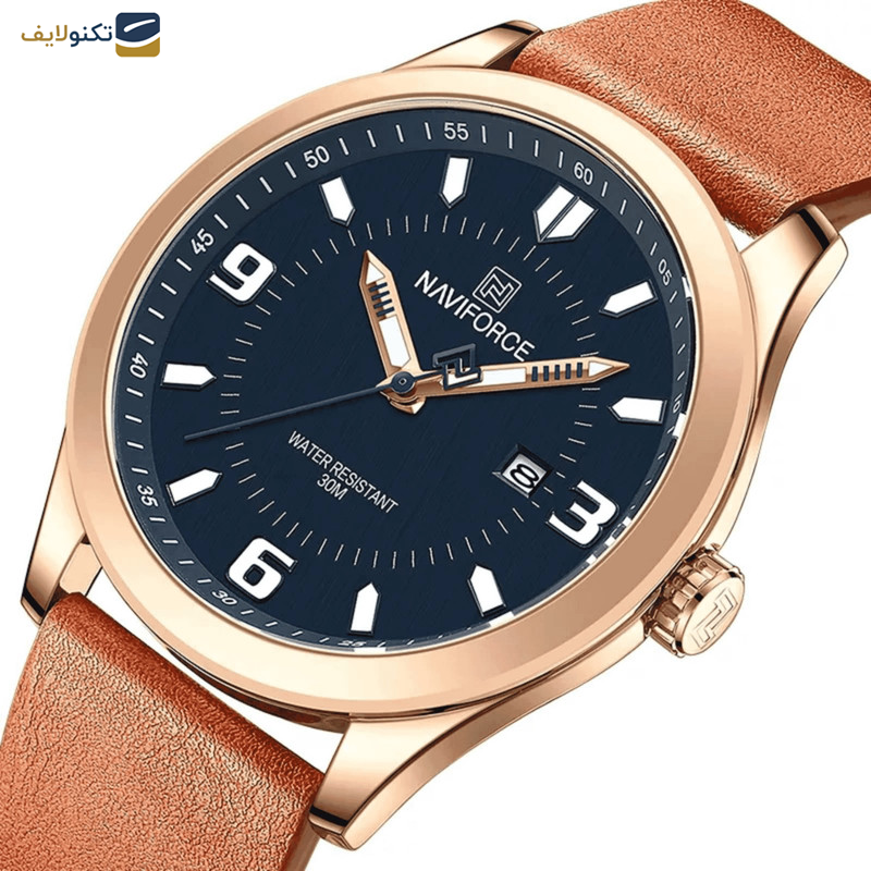 ساعت مچی عقربهای مردانه نیوی فورس مدل NF8028 RGBEBN ساعت مچی عقربهای مردانه نیوی فورس مدل NF8028 RGBEBN