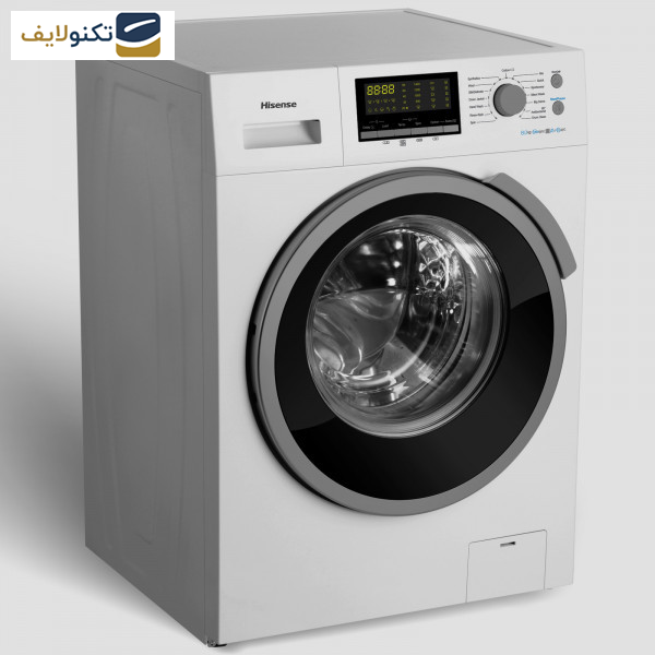 ماشین لباسشویی هایسنس مدل WFH8012DS ظرفیت 8 کیلوگرم ماشین لباسشویی هایسنس مدل WFH8012DS ظرفیت 8 کیلوگرم