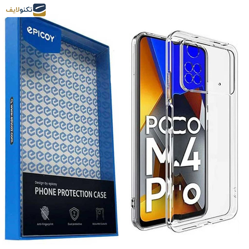 کاور اپیکوی مدل Transparent Clear مناسب برای گوشی موبایل شیائومی Poco M4 Pro 4G کاور اپیکوی مدل Transparent Clear مناسب برای گوشی موبایل شیائومی Poco M4 Pro 4G