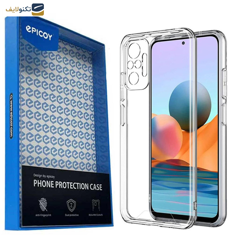 کاور اپیکوی مدل Transparent Clear مناسب برای گوشی موبایل شیائومی Redmi Note 10 Pro 4G کاور اپیکوی مدل Transparent Clear مناسب برای گوشی موبایل شیائومی Redmi Note 10 Pro 4G