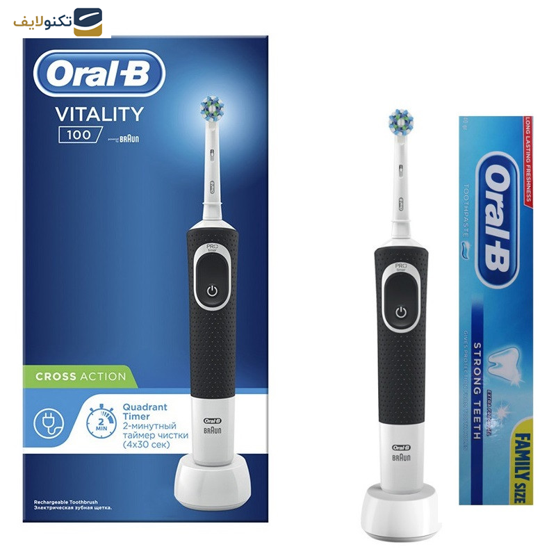 مسواک برقی اورال-بی مدل Vitality 100 Cross Action مسواک برقی اورال-بی مدل Vitality 100 Cross Action