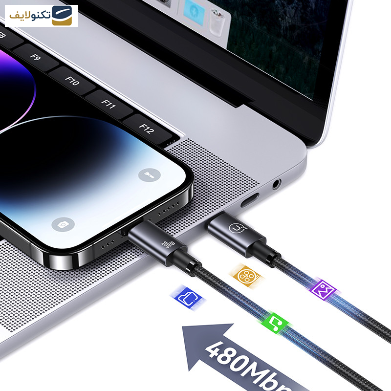 کابل تبدیل USB-C به لایتنینگ یوسمز مدل SJ662 طول 1.2 متر کابل تبدیل USB-C به لایتنینگ یوسمز مدل SJ662 طول 1.2 متر