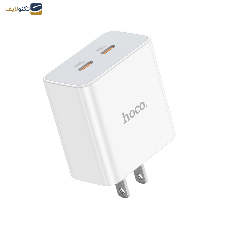 شارژر دیواری 35 وات هوکو مدل C108 USB PD  شارژر دیواری 35 وات هوکو مدل C108 USB PD