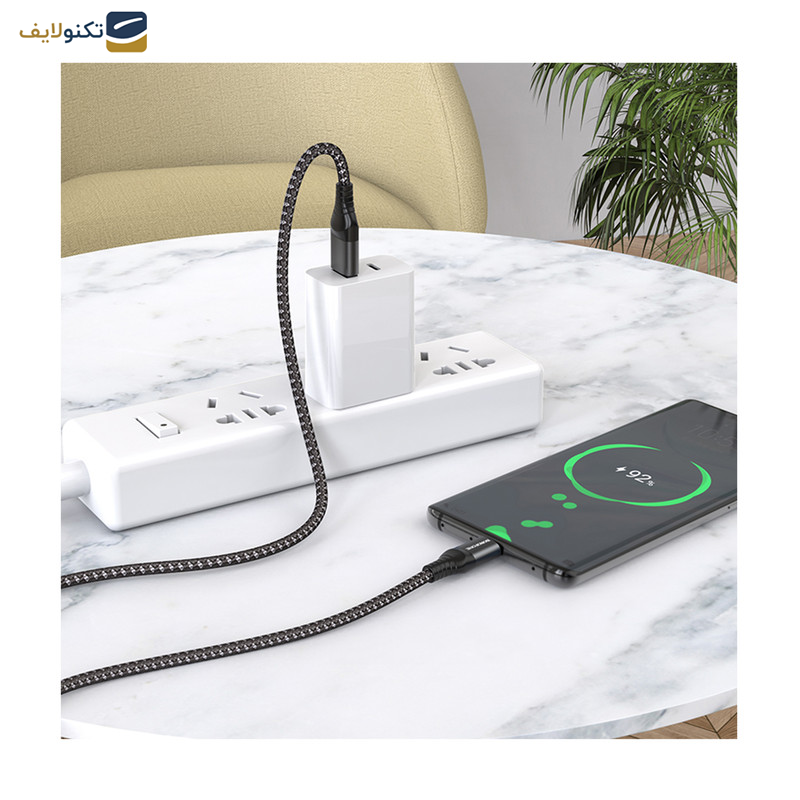کابل تبدیل  USB به USB-C بروفون مدل BX56 طول 1 متر کابل تبدیل  USB به USB-C بروفون مدل BX56 طول 1 متر