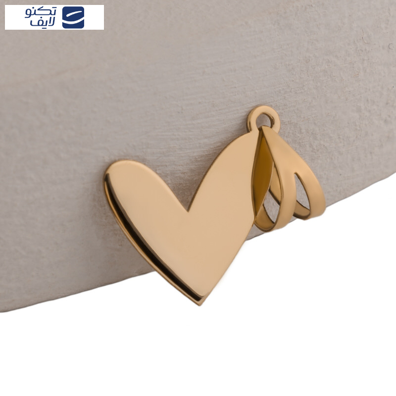 پلاک طلا 18 عیار طرح قلب مینیمال پلاک طلا 18 عیار طرح قلب مینیمال