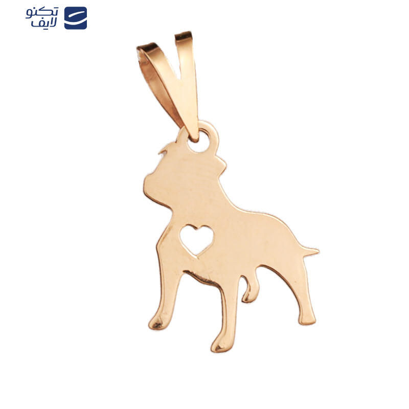 پلاک طلا  18 عیار طرح سگ مهربان