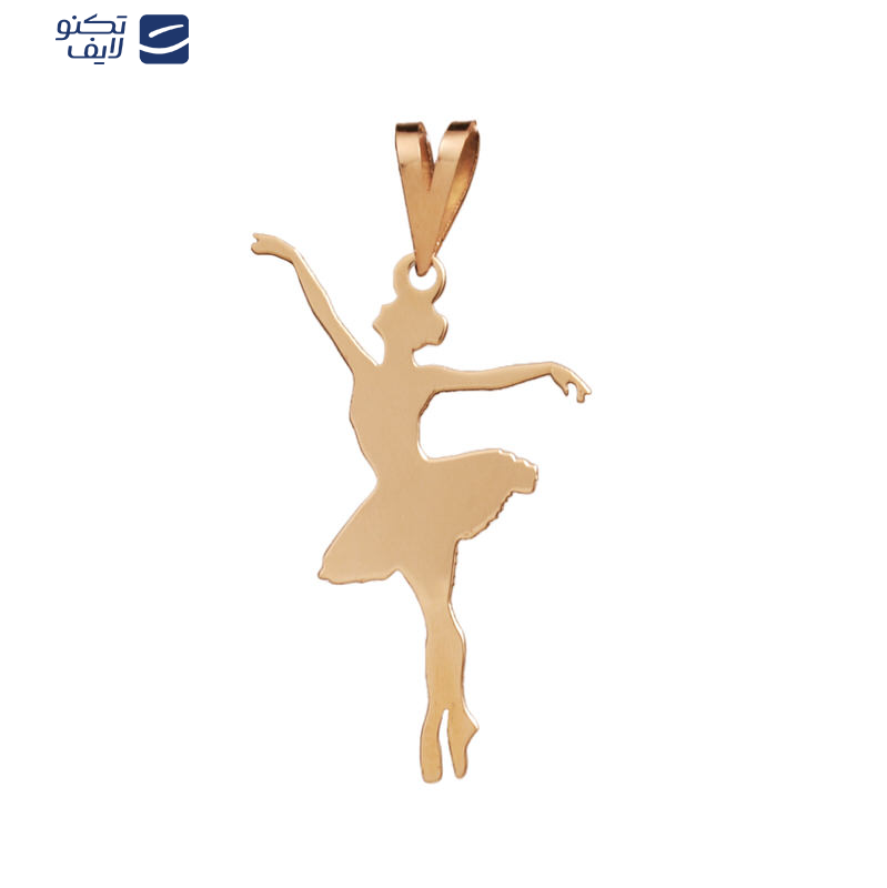 پلاک طلا 18 عیارطرح رقص باله پلاک طلا 18 عیارطرح رقص باله