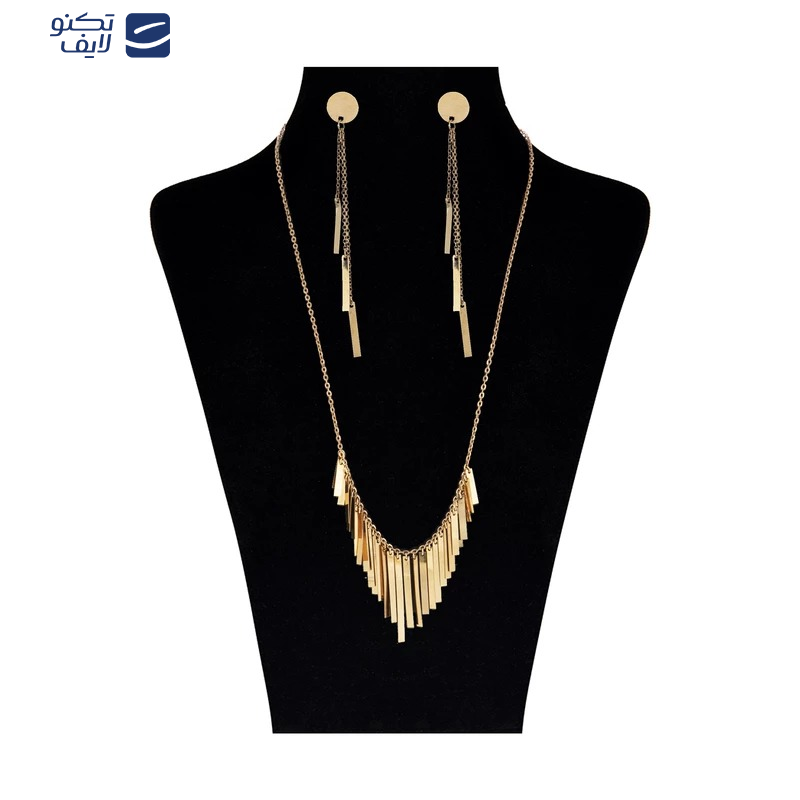 سرویس طلا 18 عیار طرح مستطیلی آبشاری سرویس طلا 18 عیار طرح مستطیلی آبشاری