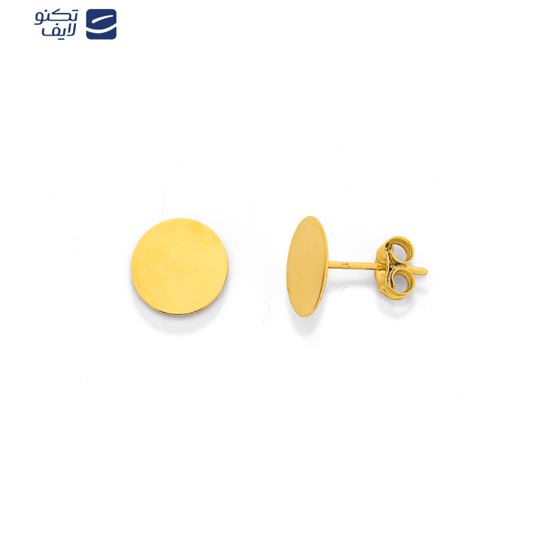 گوشواره طلا زنانه طلا 18عیار طرح دایره پر گوشواره طلا زنانه طلا 18عیار طرح دایره پر