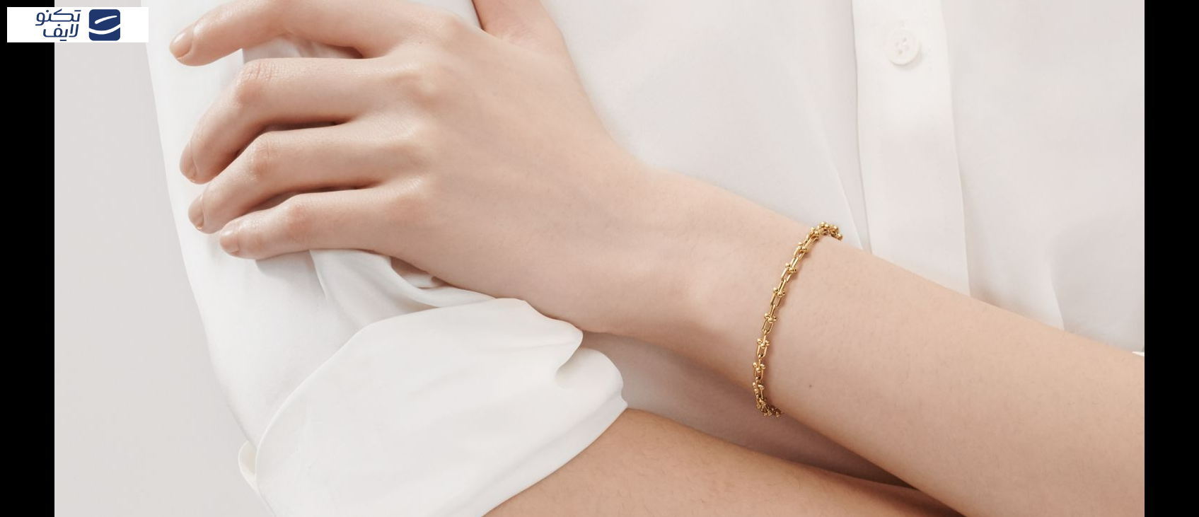دستبند زنجیری تیفانی سایز متوسط دستبند زنجیری تیفانی سایز متوسط